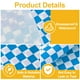 thumbnail image 3 of Uxcell 100 Pcs Hojas de Papel encerado para Alimentos, Hojas de Papel de Envoltura de 8.7 x 8.7 Pulgadas, Azul, 3 of 6