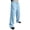 Light Blue, variant on Leidass Men Mens Baggy Sweatpants Wide Leg Loose Fit Streetwear Athletic Drawstring Workout Pants with Pockets Army Green L