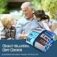 thumbnail image 5 of Grandpa from Granddaughter,Birthday Gifts for Grandpa Who Wants Nothing,to My Grandpa Soft Throw Vivid Color Blanket,Christmas Bday Present for Father from Grandson Size 60"x80", 5 of 6