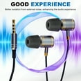 thumbnail image 4 of Memory Foam Earbud Tips (3mm/0.12"), 12Pack - Large Ear Bud Replacement Tips Noise Isolation, Ultimate Comfort Secure Fit Buds for Earphones Earplugs, Black, 4 of 6