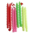 thumbnail image 1 of keepw 1 Set Hairdress Long-time Service Esay to Use Random Color Assorted Colors Curlers Heat Insulation Unique Design Hair Rollers 1 solid【18x0.6cm】 3 hollow【15.2x1.2cm】, 1 of 6