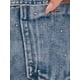 thumbnail image 5 of Chaleco de mezclilla para mujer, chaqueta de botones, lavado con rhinestones, sin mangas, chaqueta de jean L gris azul, 5 of 6