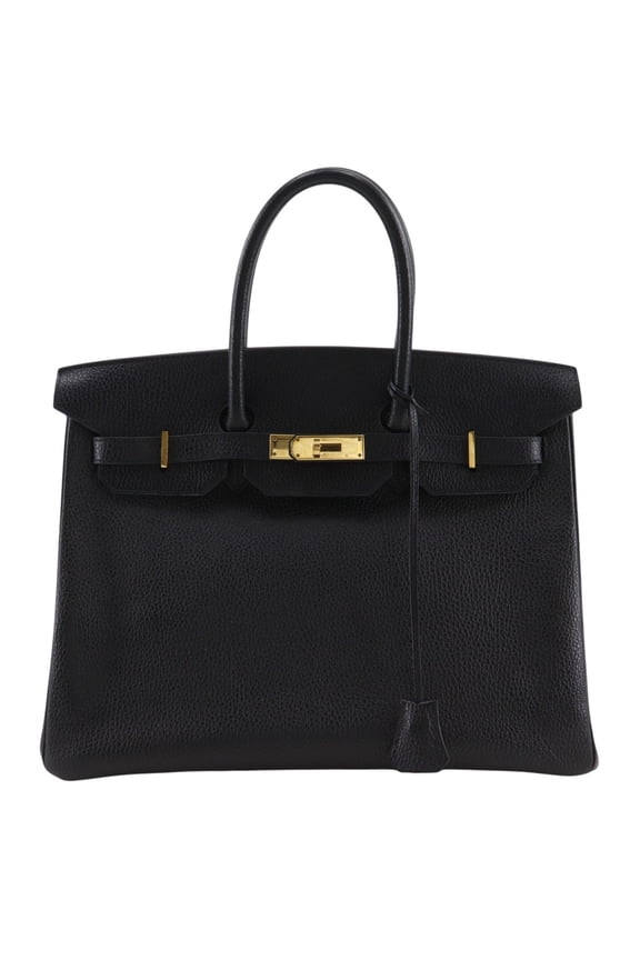 Pre-Owned Hermes Birkin 35 Handbag, Fjords, 1998, B, Belt Buckle, 35, Unisex
