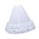 thumbnail image 5 of Enagua para niña, enagua de niña, enagua de crinolina portátil para boda, Blanco, 5 of 9