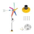 thumbnail image 1 of Fengbin DIY Small Wind Turbines Generator Kit Backyard Decoration Landscape Weatherproof Warm White Light, 1 of 10