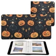 thumbnail image 2 of Photo Album 11.8x11.2 Inch Leather Cover Photo Book Scrapbooking Albums for Weddings Birthdays Anniversaries Halloween Pumpkin and Witch, 2 of 9