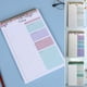 thumbnail image 5 of Cuaderno de planificación semanal B5 con espiral y tapa abatible, agenda a color, portátil., 5 of 7