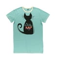 thumbnail image 3 of LazyOne Nightshirts for Women, Animal Designs Sleepshirt (Cat Nap Blue, One Size), 3 of 7