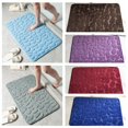 thumbnail image 2 of Alfombra de baño con relieve de adoquines, felpudo antideslizante para suelo de bañera, ducha, espuma viscoelástica, 2 of 4