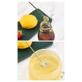 thumbnail image 4 of Reusable Coffee Stirrers, Stainless Steel Mixing Sticks, Sturdy Bartender Stirrers, Drink Accessory with Decorative Design, Multi-Function Tool for Drinks Mixing Bar Cafe Tea, 1Pc(Silver1,9.4x0.7"), 4 of 7