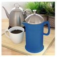 thumbnail image 3 of Stoneware French Press with Stainless Steel Plunger and Lid, 28 ounce capacity, Blue Cove 28 ounces, 3 of 7