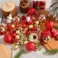 thumbnail image 6 of Uutvery Christmas Ball Ornaments Gift Box Set 60 Pcs Plastic Stripe Hanging Balls for Xmas Tree Party and Versatile Holiday Decoration Home Indoor Holiday Party Decor, 6 of 8