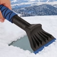 thumbnail image 4 of Kezqiaxn Snow Scraper for Car Clearance, Ice Scrapers for Cars Windshield, Car Snow Brush with Non Slip Foam Handle for Window Glass, Winter Car Snow Remoer Scraper for Truck Vehicle Blue, 4 of 5