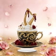 thumbnail image 5 of Votnto Decorative Teacups, Heart Shaped Tea Cup Red Pink Ceramic Coffee Cup, for Valentine's Day Galentine's Gift Wedding Anniversaries Party Supplies, 5 of 7