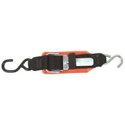 EPCO BTDTP4 Gator Tuff Zinc Transom Tie-Downs with Vinyl Pad Protector - 2 in. x 4 ft., Pair
