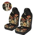 thumbnail image 3 of KUIFORTI Sunflower Mushroom Car Seat Covers Anti-Slip Two Front Only for Car Soft Comfortable Cars Interior Cover Easy Installation Suitable for Cars Sedans SUV, 3 of 7