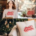 thumbnail image 3 of Merry Christmas Rhinestone Iron on Transfer 11.7x8.3 Inch Heat Transfer Decal Bling Decals Clear Rhinestone Template Clothing Repair Applique for T-Shirt Clothing Pants Bags diy, 3 of 7