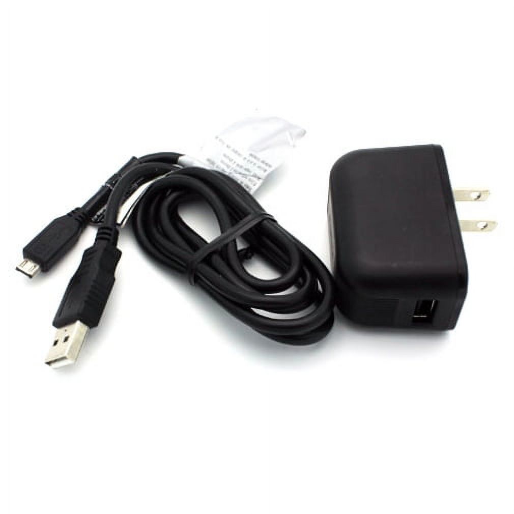 2Amp Rapid Home Wall Travel Charger AC USB Cable Power Adapter MicroUSB Data Sync Wire Pantech OEM D1 for Samsung Galaxy Tab E NOOK 9.6 (SM-T560) S2 NOOK 8.0 (SM-T710) - Verizon Ellipsis 7 8 - image 3 of 6