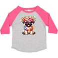 thumbnail image 3 of Inktastic Hawaiian Pug Boys or Girls Toddler T-Shirt, 3 of 5
