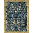 thumbnail image 1 of Ahgly Company Indoor Rectangle Abstract Copper Green Abstract Area Rugs, 8' x 12', 1 of 6