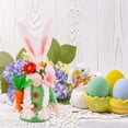 thumbnail image 4 of Easter Decorations Easter Bunny Gnomes Decorations for Home Indoor Tiered Tray Desk Easter Spring Easter Rabbit Centerpiece Table Decorations Funny Easter, 4 of 6