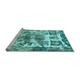 thumbnail image 2 of Ahgly Company Machine Washable Indoor Rectangle Abstract Light Blue Modern Area Rugs, 5' x 7', 2 of 4