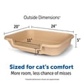 thumbnail image 2 of Caja de arena para gatos KittyGoHere para personas mayores, playa, arena, entrada baja, 2 of 8