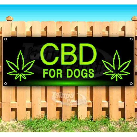 CBD For Dogs 13 oz Vinyl Banner With Metal Grommets