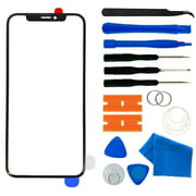 Original iPhone XR Front Outer Glass Lens Screen Replacement with Adhesive and Repair Tool Kit 6.1 inch