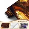 thumbnail image 4 of Wallpaper Fantasy Treehouse Bookshelf Vintage Fairy Tree Ancient Peel and Stick Wall Murals 69"H x 96"W Removable PVC Wall Paper Self-Adhesive Wall Paintings Art Decor for Book Lovers Bookworm, 4 of 7