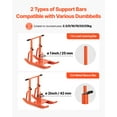 thumbnail image 4 of VEVOR Weight Power Pull Push Sled Workout Fitness Strength Speed Training Sled Orange, 4 of 9