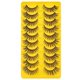 thumbnail image 4 of 10 Pairs False Eyelash Strips Girl Extensions Eyelash False Eyelash DIY Fake Lashes, 4 of 5