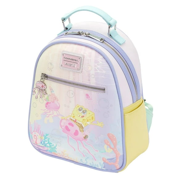 Loungefly Licensed Nickelodeon Spongebob Jellyfishing Mini Backpack Bag Purse