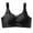 Black, variant on Women's Wireless Push-Up Bra Breathable Adjustable Lifting Underwear for Small Bust Seamless Soft Support Shaping Lingerie Beige L