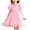 Pink-01, variant on Avrntaa Toddler Girls Tulle Dress Puff Short Sleeve A-Line Flowy Dress Casual Party Dresses 4-8Y