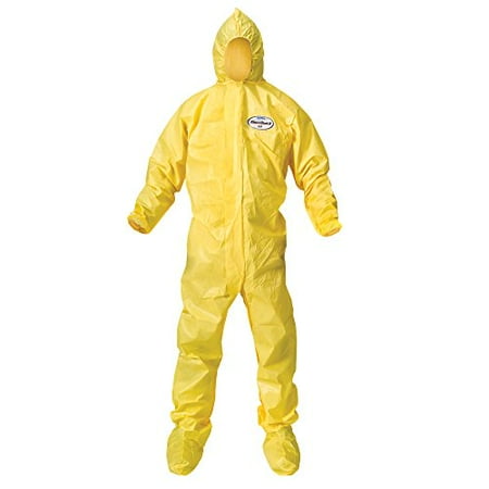 - Kleenguard A70 Chemical Spray Protection Coveralls (00684) Suit, Hooded, Boot...