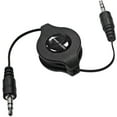 thumbnail image 3 of Seismic Audio 2 Pack of Retractable 1/8" (3.55mm) Stereo Male to Male Patch Cables - 3 Feet ea Black - SA-iERet3-2Pack, 3 of 4