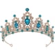 thumbnail image 1 of KAKOWELY Tiara nupcial de cristal, corona, tiara, tocado de boda, diadema de cumpleaños, accesorio para el cabello, 1 of 3
