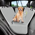 thumbnail image 1 of Funda para asiento de coche para perros, 600D, resistente y duradera, para asiento trasero, 100% impermeable, a prueba de arañazos, antideslizante, hamaca para perro con solapa lateral, fundas suaves, 1 of 5