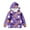 Purple, variant on SonxaHe Toddler Girls Hoodie Jacket Halloween Bat Prints Long Sleeve Fashion Pullover Sweatshirt with Pockets Purple,Sized 2-3