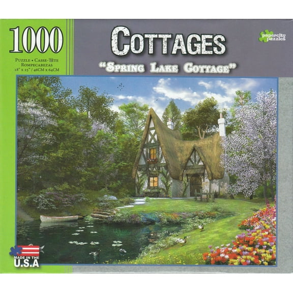 Spring Lake Cottage 1000 Piece Puzzle