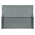 thumbnail image 3 of Generic Queen Size Murphy Bed with Hydraulic Lift & Desk Design, Gray, 3 of 9