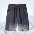 thumbnail image 6 of Uwinwear Shorts for Men Lightweight Casual Shorts Elastic Drawstring Waist Baggy Lounge Trunks with Breathable Fabric Gray XXXL, 6 of 6