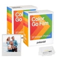 thumbnail image 1 of Película de color Polaroid Go 2 paquetes, 32 hojas, marco blanco, 1 of 6