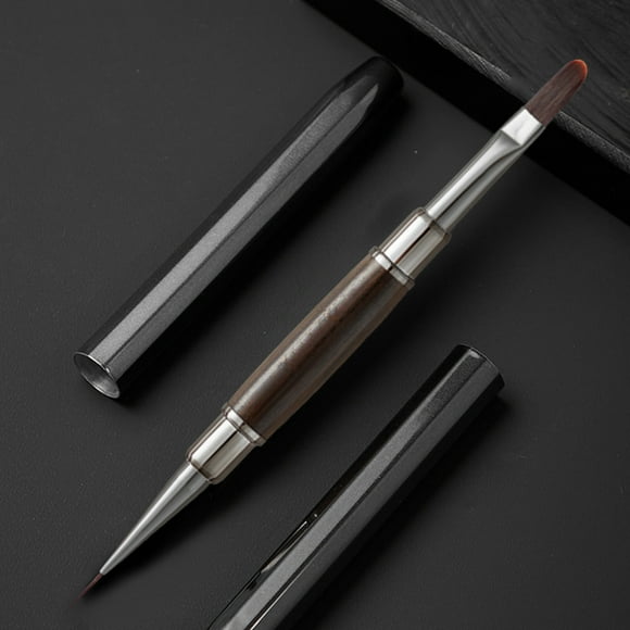 Wooden Nail Art Pen Double Tip Nail Building Pen Wood Pole Pulling Pen Multi Functional Colouring PenNail Art Tools Nail Art Brush