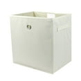 thumbnail image 4 of The Elixir Eco Green Collapsible Fabric Premium Canvas Storage Boxes/Cubes, Beige, Extra Large,, 4 of 5