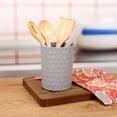 Shop Mainstays 5Piece Utensil Crock and Silicone and Wood Tool Set