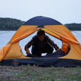 thumbnail image 3 of Colchón de camping Widesea con almohada para mochilero, con bomba, verde, 3 of 5