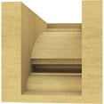 thumbnail image 4 of 5"W x 10"D x 5"H Wide Diane Rough Cedar Woodgrain TimberThane Corbel, Primed Tan, 4 of 6