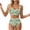 Green, variant on purcolt Women High Waisted Bikini Sets Full Coverage 2 Piece Modest Swimwear Sporty Tankini Swimsuit